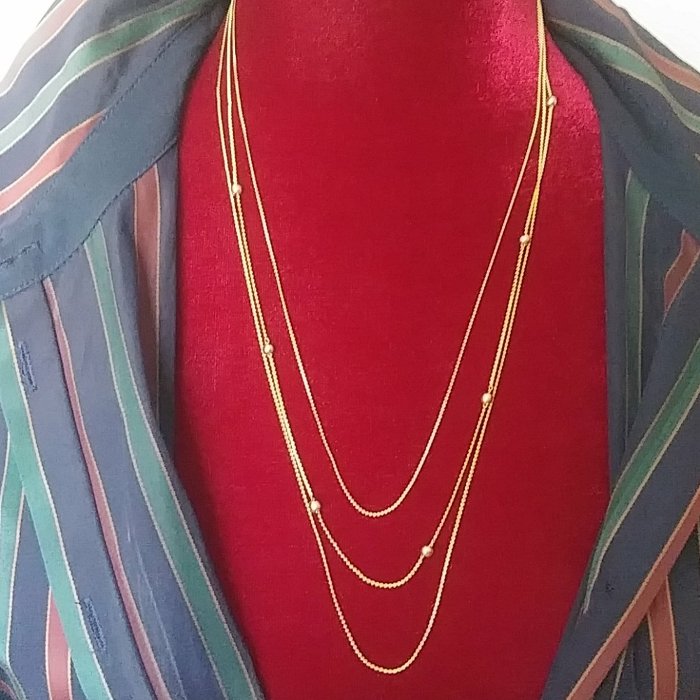 Three tier necklace